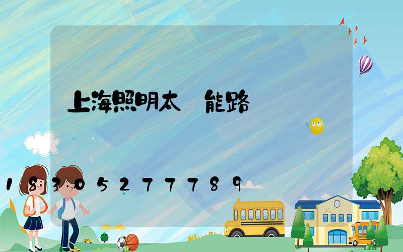 上海照明太陽能路燈