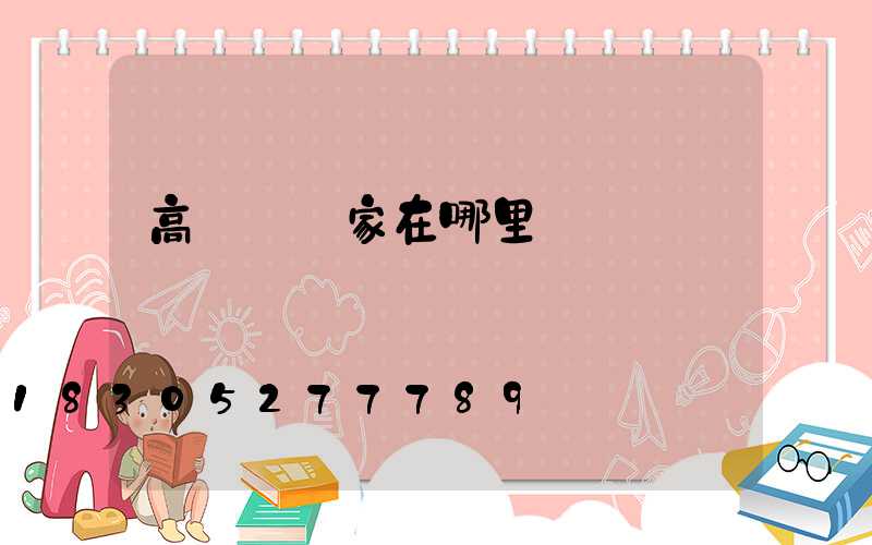 高桿燈廠家在哪里