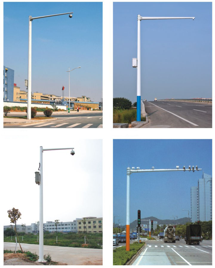 交通信號監控立桿01